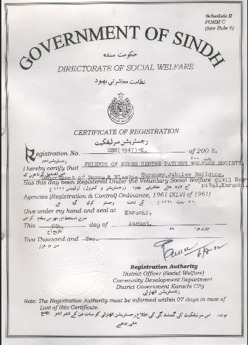 Registration Certificate
